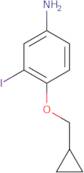 4-(Cyclopropylmethoxy)-3-iodoaniline