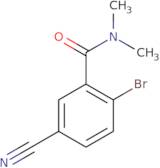 Benzamide, 2-bromo-5-cyano-N,N-dimethyl-