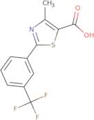 4-Methyl-2-(3-(trifluoromethy)phenyl)thiazole-5-carboxylic acid