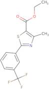 Ethyl 4-methyl-2-[3-(trifluoromethyl)phenyl]-1,3-thiazole-5-carboxylate