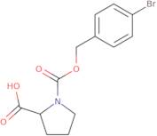 (2S)-1-{[(4-Bromophenyl)methoxy]carbonyl}pyrrolidine-2-carboxylic acid