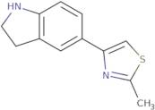 5-(2-Methyl-1,3-thiazol-4-yl)-2,3-dihydro-1H-indole