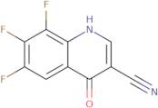 6,7,8-Trifluoro-4-oxo-1,4-dihydroquinoline-3-carbonitrile