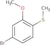 4-Bromo-2-methoxy-1-methylsulfanylbenzene