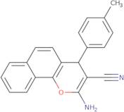 2-Amino-4-(4-methylphenyl)-4H-benzo[H]chromene-3-carbonitrile