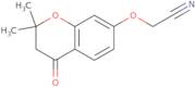 2-[(2,2-Dimethyl-4-oxo-3,4-dihydro-2H-chromen-7-yl)oxy]acetonitrile