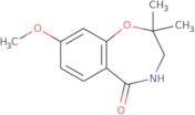 8-Methoxy-2,2-dimethyl-2,3,4,5-tetrahydro-1,4-benzoxazepin-5-one