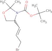 tert-Butyl (4S)-4-[(E)-3-bromoprop-1-enyl]-2,2-dimethyl-oxazolidine-3-carboxylate