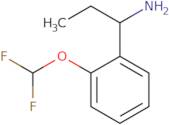 1-[2-(Difluoromethoxy)phenyl]propan-1-amine