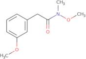 N-Methoxy-2-(3-methoxyphenyl)-N-methylacetamide