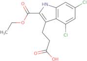 4,6-Dichloro-2-(ethoxycarbonyl)-1H-Indole-3-propanoic Acid