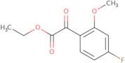 (4-Fluoro-2-methoxyphenyl)oxoacetic acid ethyl ester