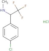 [1-(4-Chlorophenyl)-2,2,2-trifluoroethyl](methyl)amine hydrochloride
