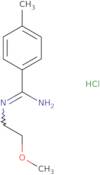 N-(2-Methoxyethyl)-4-methylbenzene-1-carboximidamide hydrochloride