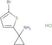 1-(5-Bromothiophen-2-yl)cyclopropan-1-amine hydrochloride