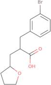 3-(3-Bromophenyl)-2-(oxolan-2-ylmethyl)propanoic acid