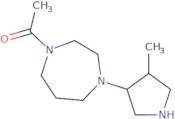 1-[4-(4-Methylpyrrolidin-3-yl)-1,4-diazepan-1-yl]ethan-1-one