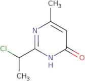 2-(1-Chloroethyl)-6-methylpyrimidin-4-ol