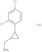 [2-(2,4-Dichlorophenyl)cyclopropyl]methanamine hydrochloride, trans