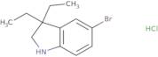 5-Bromo-3,3-diethyl-2,3-dihydro-1H-indole hydrochloride