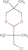 2-(1-Chloro-2-methylpropan-2-yl)-5,5-dimethyl-1,3-dioxane