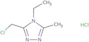 3-(Chloromethyl)-4-ethyl-5-methyl-4H-1,2,4-triazole hydrochloride