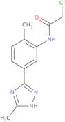2-Chloro-N-[2-methyl-5-(5-methyl-1H-1,2,4-triazol-3-yl)phenyl]acetamide