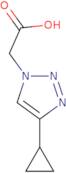 2-(4-Cyclopropyl-1H-1,2,3-triazol-1-yl)acetic acid