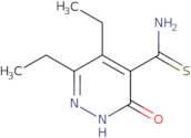 5,6-Diethyl-3-oxo-2,3-dihydropyridazine-4-carbothioamide