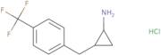 2-{[4-(Trifluoromethyl)phenyl]methyl}cyclopropan-1-amine hydrochloride