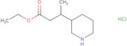 Ethyl 3-(piperidin-3-yl)butanoate hydrochloride