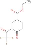 Ethyl 4-oxo-3-(trifluoroacetyl)cyclohexane-1-carboxylate