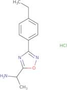 1-[3-(4-Ethylphenyl)-1,2,4-oxadiazol-5-yl]ethan-1-amine hydrochloride