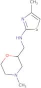 4-Methyl-N-[(4-methylmorpholin-2-yl)methyl]-1,3-thiazol-2-amine