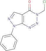 3-(Chloromethyl)-7-phenyl-3H,4H,7H-pyrazolo[3,4-d][1,2,3]triazin-4-one