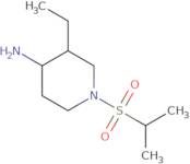 3-Ethyl-1-(propane-2-sulfonyl)piperidin-4-amine