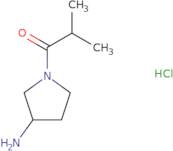 1-(3-Aminopyrrolidin-1-yl)-2-methylpropan-1-one hydrochloride