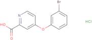 4-(3-Bromophenoxy)pyridine-2-carboxylic acid hydrochloride