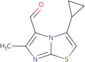 3-Cyclopropyl-6-methylimidazo[2,1-b][1,3]thiazole-5-carbaldehyde