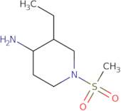 3-Ethyl-1-methanesulfonylpiperidin-4-amine