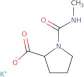 Potassium (2R)-1-(methylcarbamoyl)pyrrolidine-2-carboxylate