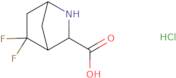 (3S)-5,5-Difluoro-2-azabicyclo[2.2.1]heptane-3-carboxylic acid hydrochloride