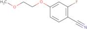 2-Fluoro-4-(2-methoxyethoxy)benzonitrile