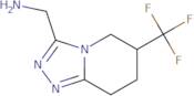 [6-(Trifluoromethyl)-5H,6H,7H,8H-[1,2,4]triazolo[4,3-a]pyridin-3-yl]methanamine