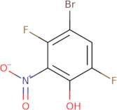 4-Bromo-3,6-difluoro-2-nitrophenol