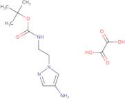 tert-Butyl N-[2-(4-amino-1H-pyrazol-1-yl)ethyl]carbamate
