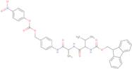 [4-[[(2S)-2-[[(2S)-2-(9H-Fluoren-9-ylmethoxycarbonylamino)-3-methylbutanoyl]amino]propanoyl]amino]…