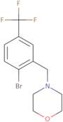 4-[[2-Bromo-5-(trifluoromethyl)phenyl]methyl]morpholine