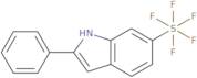 2-Phenyl-6-pentafluorosulfanyl-1H-indole