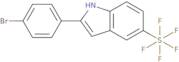 2-(4-Bromophenyl)-5-pentafluorosulfanyl-1H-indole